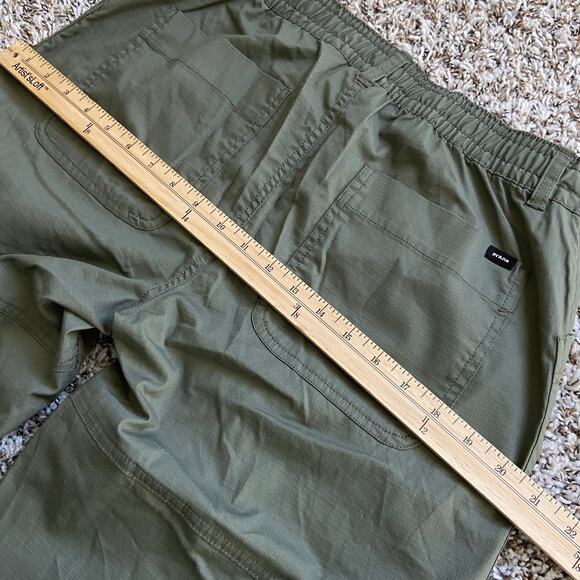 Prana Palisades Ripstop Utility Pant Womens 8 Rye Green 31" Relaxed Fit Straight - Picture 13 of 13